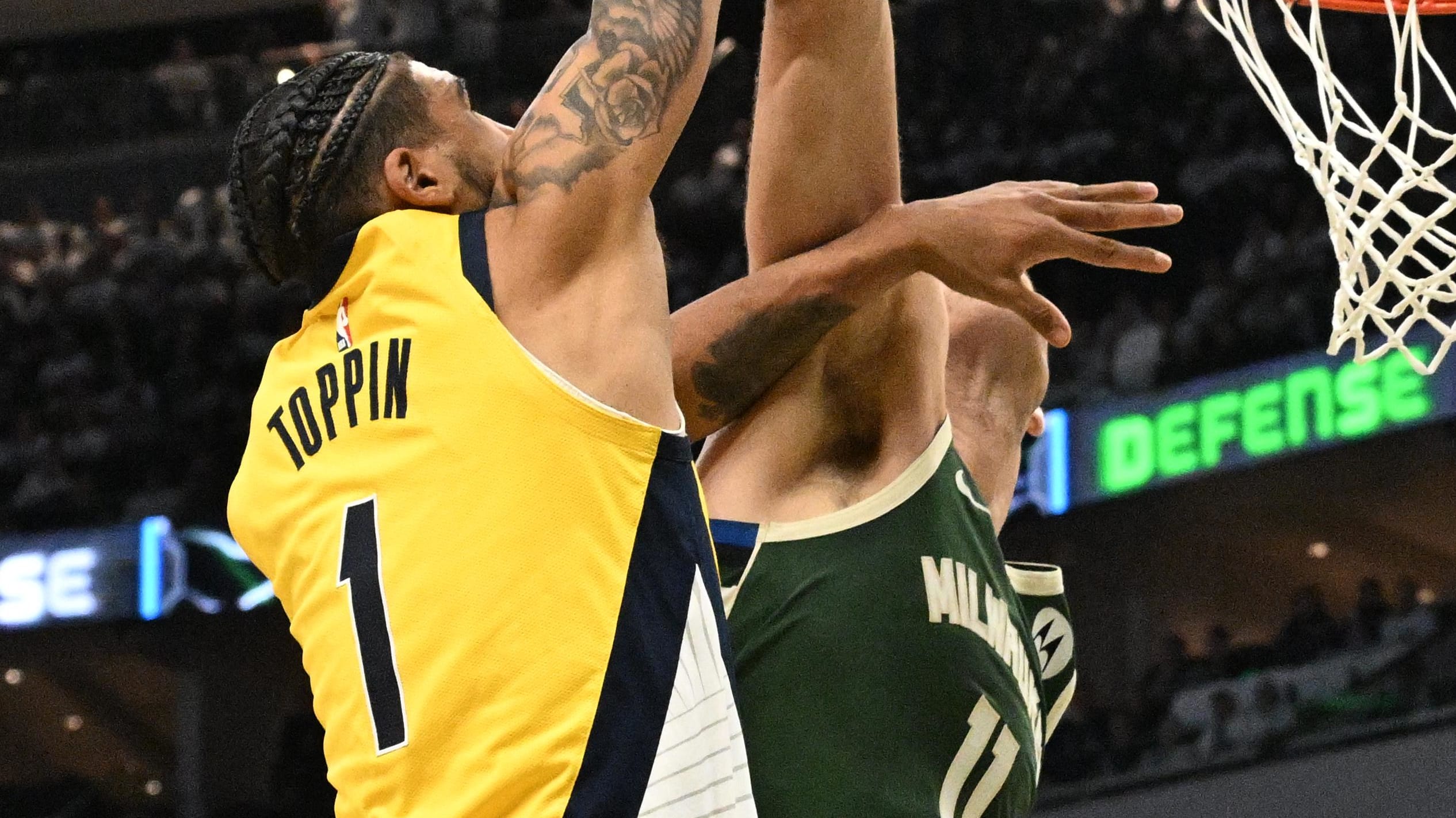 Indiana Pacers Obi Toppin Milwaukee Bucks