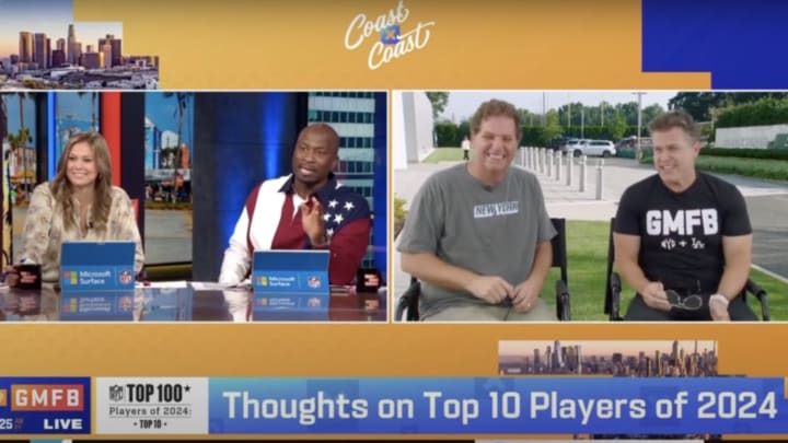 The ‘Good Morning Football’ crew reacts to a salty comment.