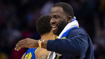 Nov 19, 2021; Detroit, Michigan, USA; Golden State Warriors forward Draymond Green (23): Raj Mehta-USA TODAY Sports
