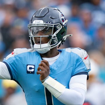 Cam Ward's passing yards total is too high for the Titans' Week 11 game against the Texans.