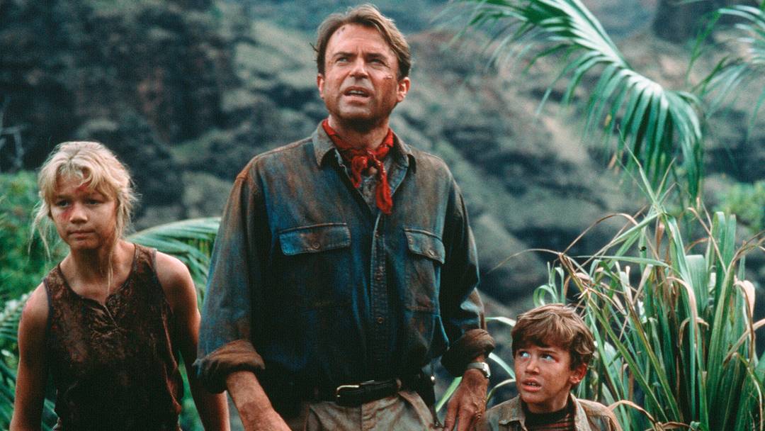 JURASSIC PARK Ð (Universal & Amblin/Murray Close)ARIANA RICHARDS, JOSEPH MAZZELLO, SAM NEILL