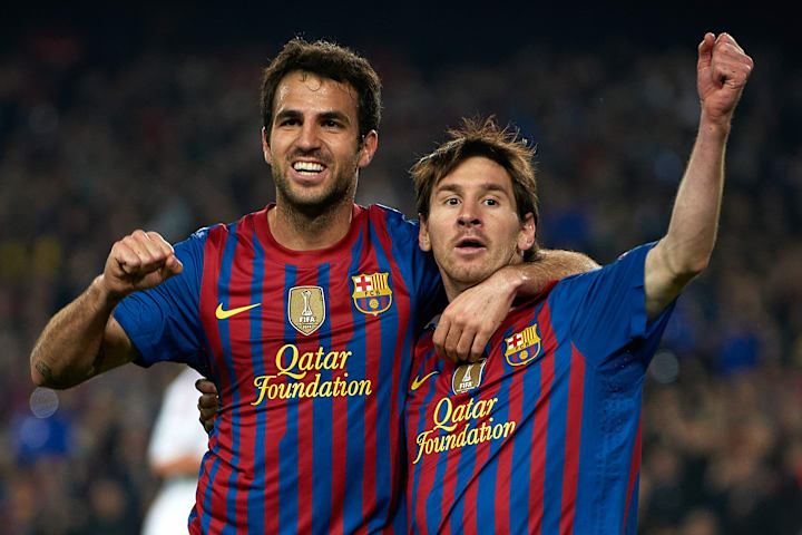 Cesc Fabregas, Lionel Messi