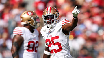 San Francisco 49ers safety Jason Pinnock (25)