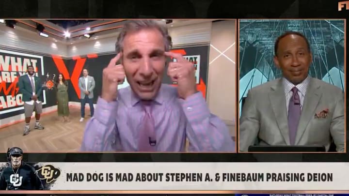 Mike “Mad Dog” Russo calls out Stephen A. Smith on ‘First Take.'