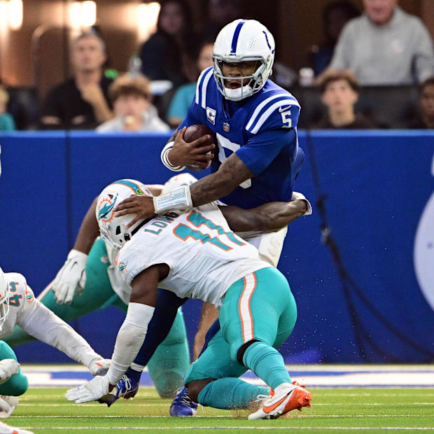 Indianapolis Colts quarterback Anthony Richardson