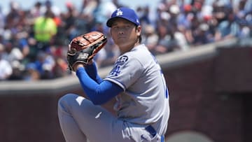 Los Angeles Dodgers starting pitcher Shohei Ohtani