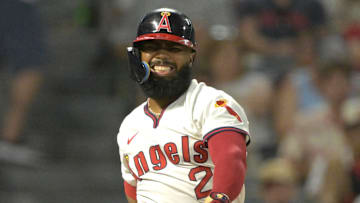 Los Angeles Angels infielder Luis Rengifo