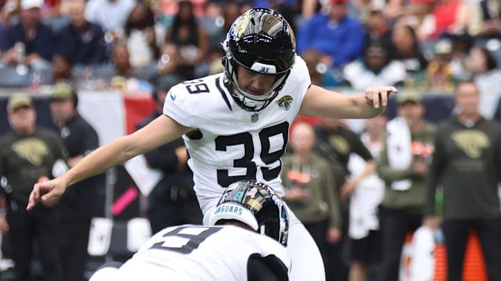 Jaguars K Cam Little faces the Arizona Cardinals in Week 12.