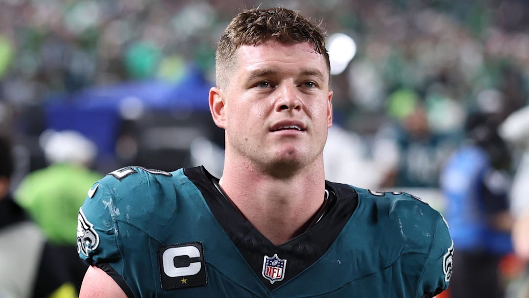 Sep 4, 2025; Philadelphia, Pennsylvania, USA; Philadelphia Eagles safety Reed Blankenship (32) against the Dallas Cowboys at Lincoln Financial Field. Mandatory Credit: Bill Streicher-Imagn Images