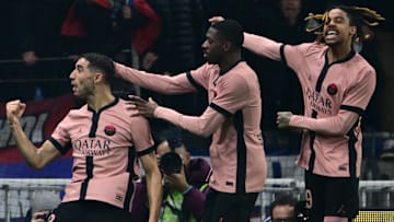 Le PSG victorieux à Lyon, grâce notamment à  Hakimi, Dembélé et Barcola