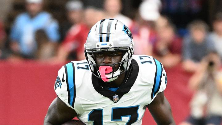 Carolina Panthers wide receiver Xavier Legette