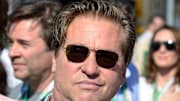Film actor Val Kilmer makes an appearance on the grid before the United States Grand Prix at Circuit of the Americas. 