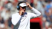 Ole Miss Rebels head coach Lane Kiffin is a popular pick to be the Florida Gators' next head coach.