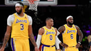El Big Three de los Lakers buscará liderar al equipo a un campeonato