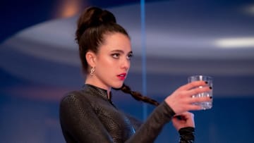 Margaret Qualley as Sue in The Substance