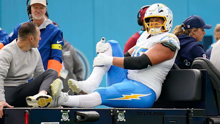 Chargers OT Joe Alt will miss the remainder of the 2025 season.
