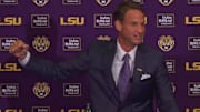 Lane Kiffin gave his best Ed Orgeron impression during his introductory press conference.