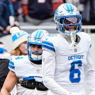 Detroit Lions safety Ifeatu Melifonwu (6).