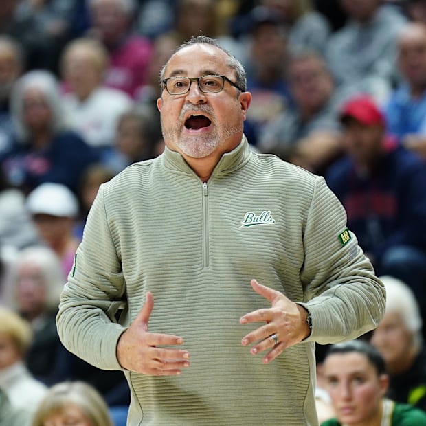 South Florida Bulls head coach Jose Fernandez