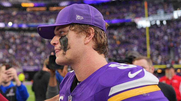 Minnesota Vikings quarterback J.J. McCarthy