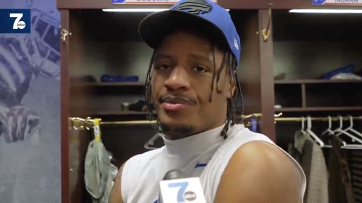 Rasul Douglas was not worried after the defense gave up an early touchdown to Denver. Rasul Douglas was not worried after the defense gave up an early touchdown to Denver.