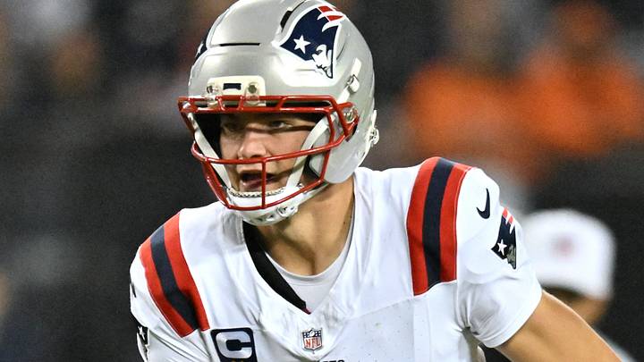 New England Patriots quarterback Drake Maye