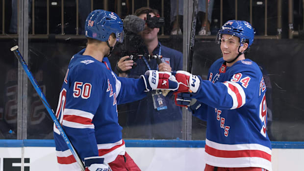 New York Rangers right wing Gabe Perreault