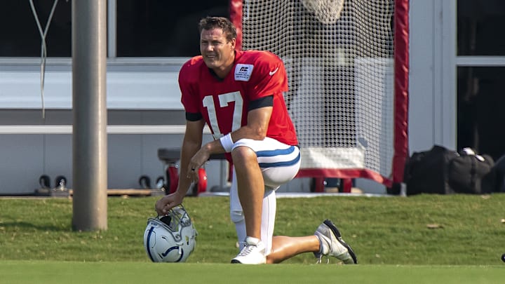 Indianapolis Colts quarterback Phillip Rivers. Indianapolis Colts quarterback Phillip Rivers.