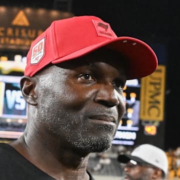Tampa Bay Buccaneers head coach Todd Bowles following a game against the Pittsburgh Steelers