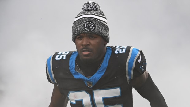 Carolina Panthers safety Xavier Woods (25). Credit: Bob Donnan-USA TODAY Sports