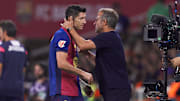 Hansi Flick confía en Robert Lewandowski como una figura infaltable, en cada formación del FC Barcelona 