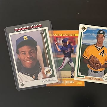 Baseball cards from the 1980s and 1990s