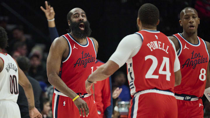 James Harden, Norman Powell, Kris Dunn, LA Clippers