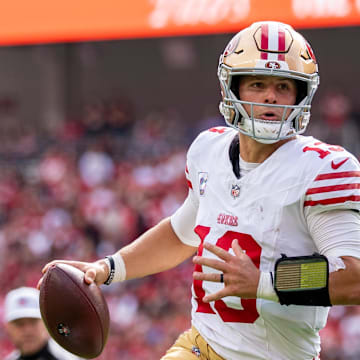 San Francisco 49ers quarterback Brock Purdy.
