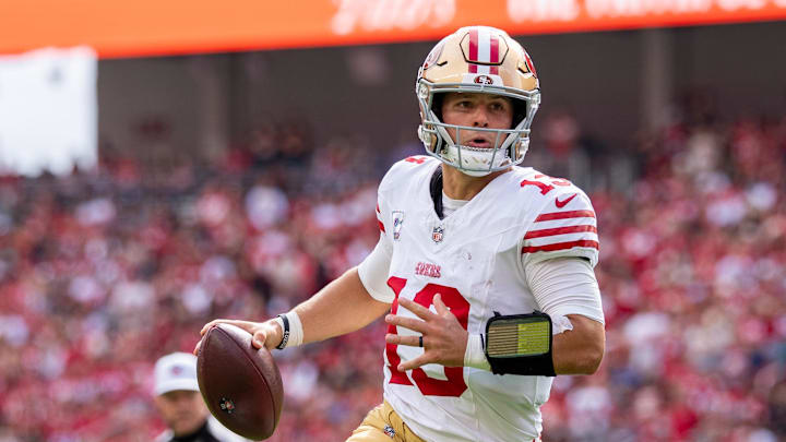 San Francisco 49ers quarterback Brock Purdy.
