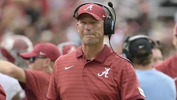 Alabama Crimson Tide head coach Kalen DeBoer