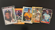 Baseball cards from the 1980s and 1990s