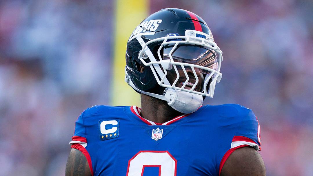 New York Giants linebacker Brian Burns New York Giants linebacker Brian Burns