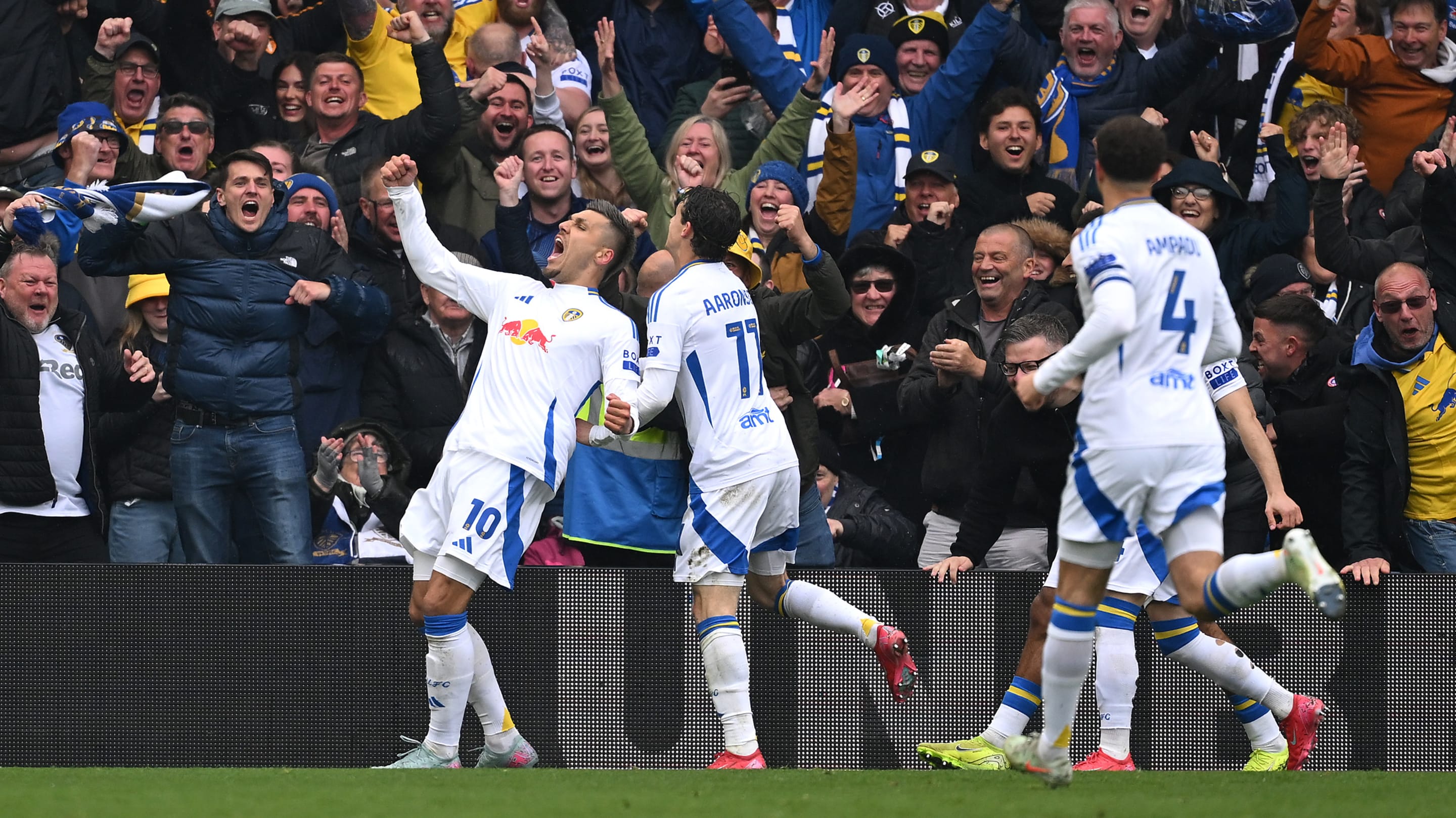 Leeds and Burnley promoted to Premier League with two games to spare