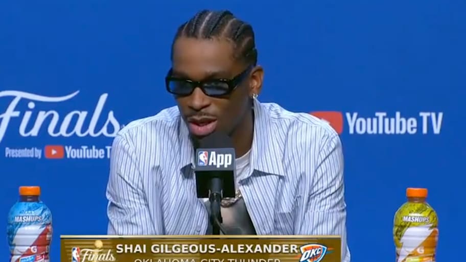 SGA broke Iverson's record for most points over his first two NBA Finals games on Sunday | NBA T