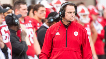 Indiana Head Coach Curt CIgnetti during the Indiana versus UCLA football game at Memorial Stadium on Saturday, Oct. 25, 2025.