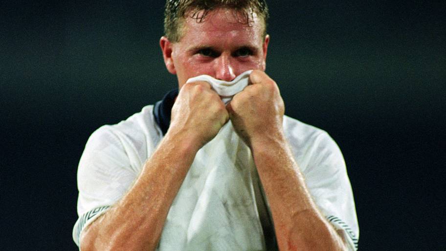 Paul Gascoigne Crying