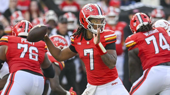 Maryland freshman quarterback Malik Washington led the Terps to fourth-quarter lead over Nebraska before the Huskers rallied for the win. Maryland freshman quarterback Malik Washington led the Terps to fourth-quarter lead over Nebraska before the Huskers rallied for the win.