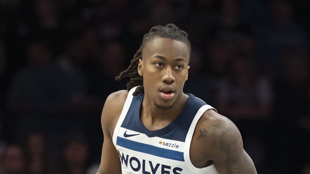 Mar 18, 2026; Minneapolis, Minnesota, USA; Minnesota Timberwolves guard Ayo Dosunmu (13) dribbles the ball against the Utah Jazz in the first half at Target Center. Mandatory Credit: Jesse Johnson-Imagn Images Mar 18, 2026; Minneapolis, Minnesota, USA; Minnesota Timberwolves guard Ayo Dosunmu (13) dribbles the ball against the Utah Jazz in the first half at Target Center. Mandatory Credit: Jesse Johnson-Imagn Images