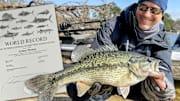 On Toledo Bend in Texas, Art Weston set two IGFA world records with a 2-pound, 8-ounce spotted bass caught on 1-pound test line—his 92nd record and counting.