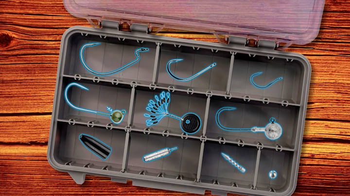 The category of fishing gear known as terminal tackle—hooks, weights, jigs, and other miscellaneous rigging bits— really is the foundation for any bass angler’s fishing arsenal. The category of fishing gear known as terminal tackle—hooks, weights, jigs, and other miscellaneous rigging bits— really is the foundation for any bass angler’s fishing arsenal.