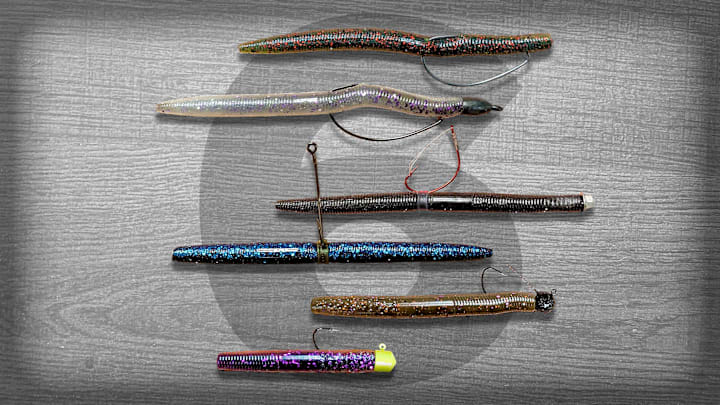 Learn the top 6 ways to rig a soft stickbait—Texas-rigged, wacky, Neko, shaky and Ned rigs. Get ready to catch more largemouth and smallmouth bass anywhere you fish. Boost your fishing success with these proven bass rigging tips. Learn the top 6 ways to rig a soft stickbait—Texas-rigged, wacky, Neko, shaky and Ned rigs. Get ready to catch more largemouth and smallmouth bass anywhere you fish. Boost your fishing success with these proven bass rigging tips.