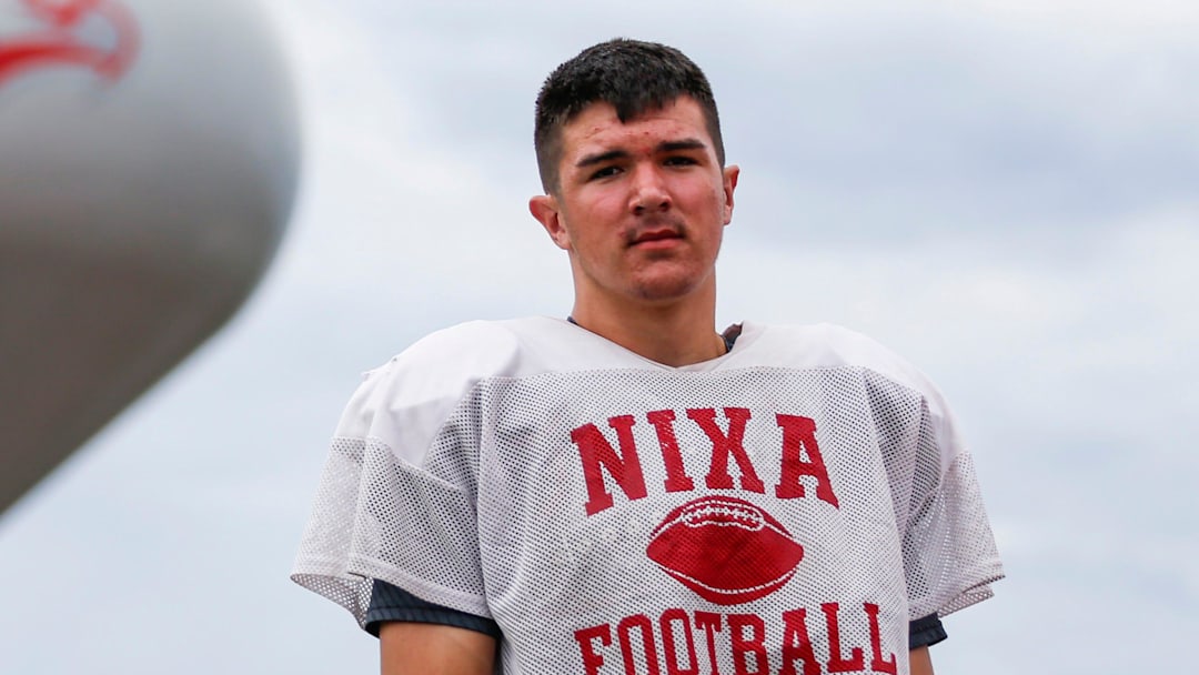 Nixa High School freshman Jackson Cantwell is a 6-foot-8 multi-sport athlete and has already scored a 33 on the ACT.

Tnixa Football00009