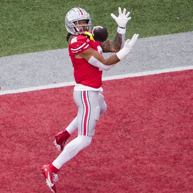 Ohio State wide receiver Emeka Egbuka