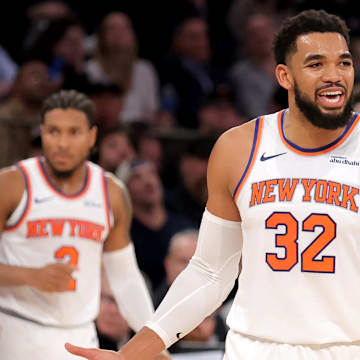 New York Knicks center Karl-Anthony Towns is a solid prop target on Sunday.